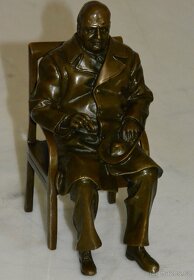 Bronzové sochy - Churchill, Roosevelt a Stalin - 6