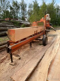 Pořez dřeva mobilní pásovou pilou Wood - Mizer - 6