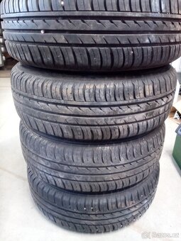 Alu kola 4x108 a 4x114,3 vč. pneu 175/65 R 14 - 6