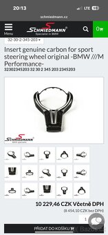 OEM Bmw mperformance carbon doplnky - 6
