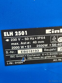 Prodám elektrický Válcový drtič EINHELL ELH 2501... - 6