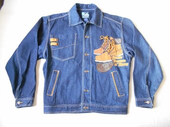 Vintage Hip Hop Rap Jeans Souprava Raw Blue Fubu Timberland - 6