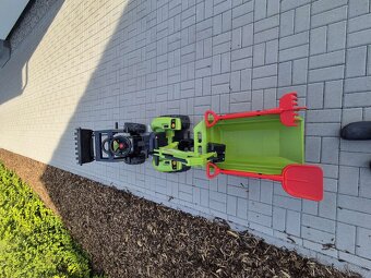 FALK - Šlapací traktor Claas Backhoe s nakladačem, rypadlem - 6