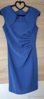 Comtessa - elegantní šaty modré, vel. S - 6