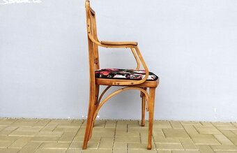 Secesní křesílko THONET po renovaci - 6