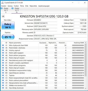 10x SSD Kingstone HyperX FURY - 120GB - 6