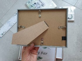 Sada svatebních dekorací Bílá - zelená - stříbrná - 6