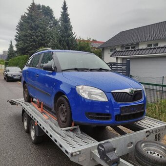 Skoda Fabia 2 1.4 MPI kombi modrá - 6