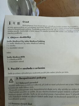 Sedlo na kolo s gelem Wittkop city - 6