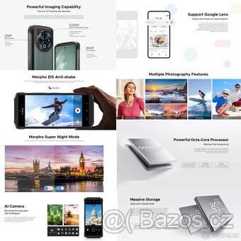 Nový extra odolný telefon Doogee Fire 6 Power. - 6