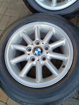 ALU 5x120 r15 BMW + LETNÍ PNEU - 6