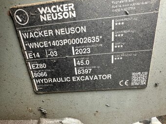 rýpadlo WACKER NEUSON EZ80 - 6
