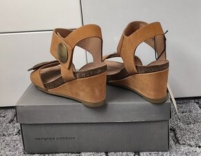 Nové Sandály na klínu dámské CaShott Copenhagen - 6