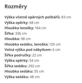 4 místná sedačka Vimle - 6