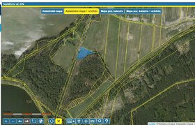 Prodej, Pozemky - trvalý travní porost,  3086m2, lesní pozem - 6