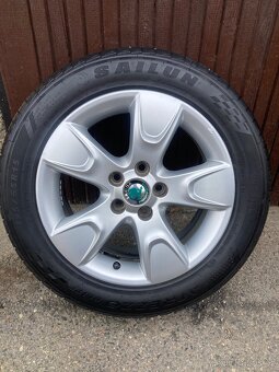 Alu Škoda r15,Roomster,Fabia,letni 195/55 15-7mm - 6