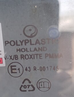 okna boční Polyplastic pro karavan/obytné auto - 6