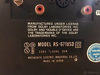 MAGNETOFON TECHNICS RS-671 USD (1976) SUPER STAV - 6