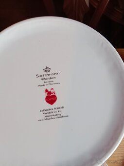 Dvě krásné staré porcelánové dózy na sušenky - 6
