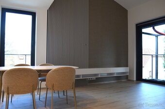 Mezonetový nový byt 4+kk, 121m2, terasa 17m2, kóje 7m2, dvě - 6