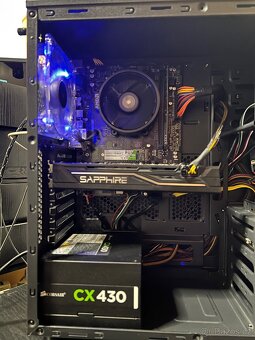 Herní ryzen 5 2400G, 16GB DDR4, SSD,HDD, RX 470 4GB Win 11 - 6