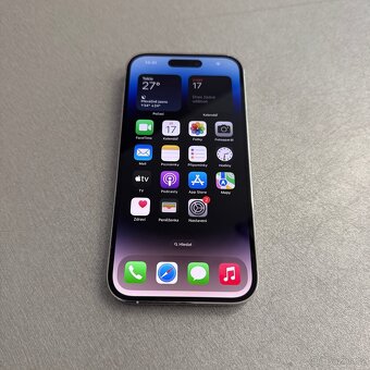 iPhone 14 Pro 128GB silver, bez škrábance, záruka rok - 6