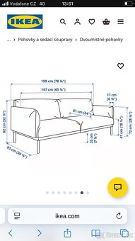 Pohovka Äpplaryd IKEA - 6
