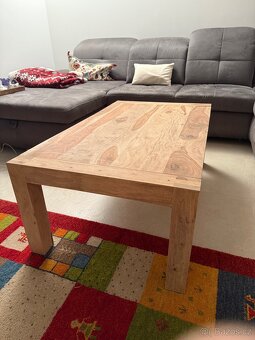 dřevěný set – konferenční stolek + komoda pod TV - 6