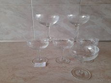 Sklenice na víno, šampus, koňak, likér. - 6