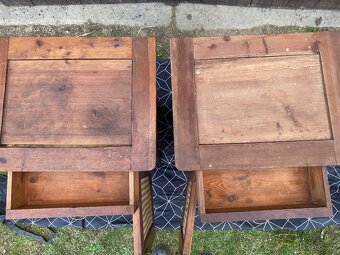2 dřevěné skříňky - 6