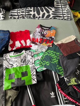Obrovsky balik chlapeckeho oblečeni adidas,nike… - 6