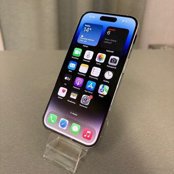 iPhone 14 Pro 256GB bílý, pěkný stav, 12 měsíců záruka - 6