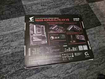 Prodám základní desku Gigabyte B650 AORUS ELITE AX V2 - 6