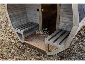 Finská sudová sauna 3m Premium - 6
