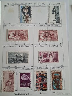 Švédské známky 3 - 6