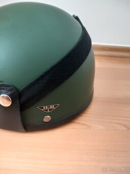 Helma Mil-Tec Moto Retro - olivová - 6