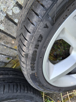 Prodám kola hliník 17 5x110 225/45 opel Saab fiat alfa - 6