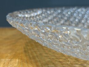 Rony Plesl skleněný talíř Bomma Bubbles velký 34cm 100% stav - 6