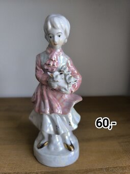 Porcelánová sošky - poslední 4ks - 6