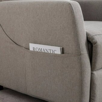 Prodám Polohovací křeslo manuální ovládání  TV-914 béžové - 6