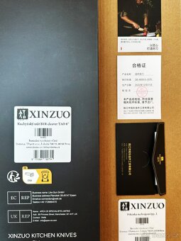 Nůž Xinzuo B1R TAO8 z damaškové oceli + prkénko - 6