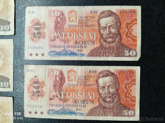 Bankovky Československo 1985 - 1988 - 6