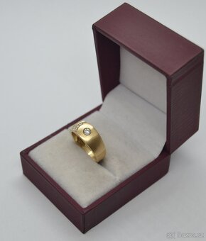 Zlatý prsten s brilianty 0.24 CT - 6