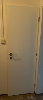 Interiérové dveře bílé 4x plné, 1x sklo - 6