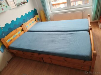 2x stejná dětská postel 80x200 s velkými šuplíky - 6
