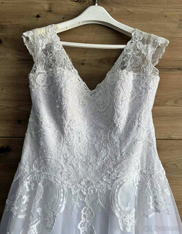 Svatební šaty vel.42/44 - 6