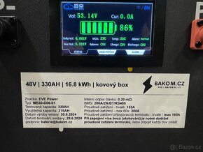 Sestava baterie LiFePO4-48V/320Ah+, EVE MB31, AKUBOX - 6