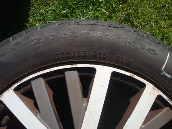 16" ALU kola OZ – 5x112 + letní pneu 205/55R16 - 6