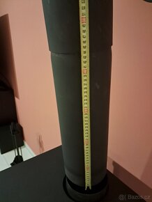 Roura/ koleno kouřová silnostěnná černá, pr. 150 mm/ 500mm/ - 6