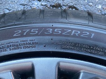 Original 3x ALU kola Audi 21" 10J ET20 + pneu 275/35/R21 - 6